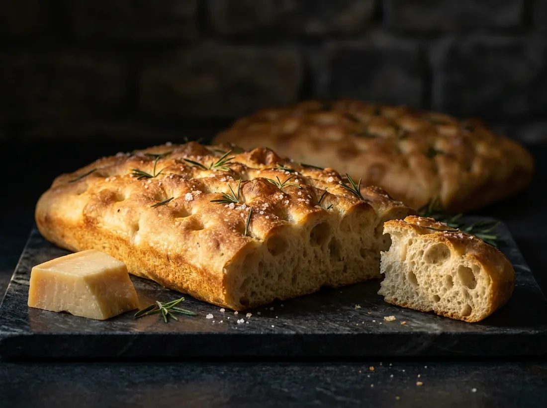Focaccia cu rozmarin
