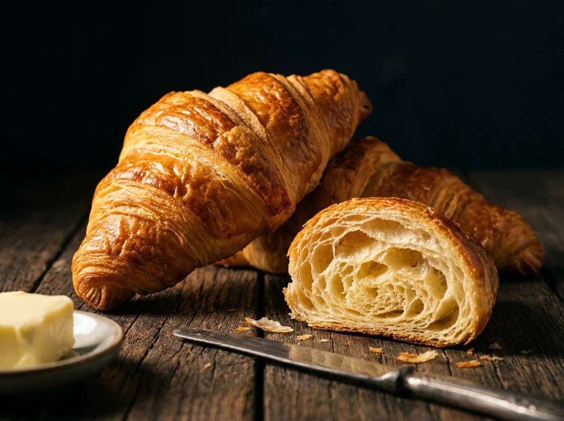 Mini croissant cu unt — 25 g