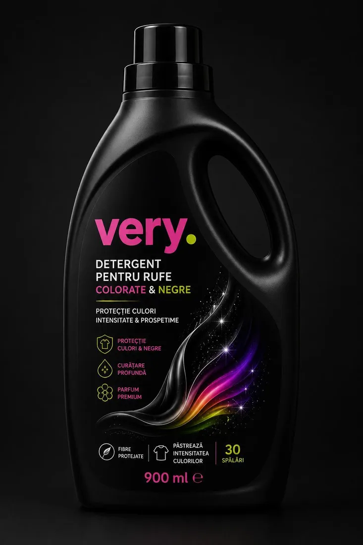 Detergent lichid · Color & negru · 900 ml